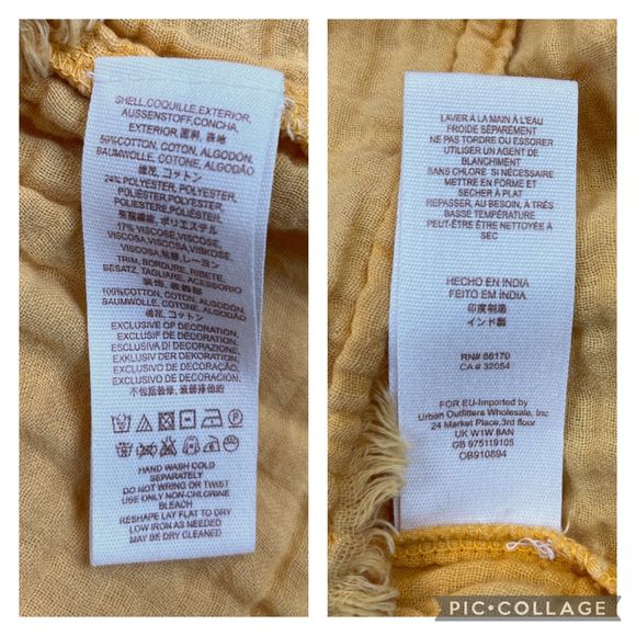 Free People Sweat Jane Front Tie Peplum Pullover Sweatshirt Top Women's Small - Picture 12 of 12